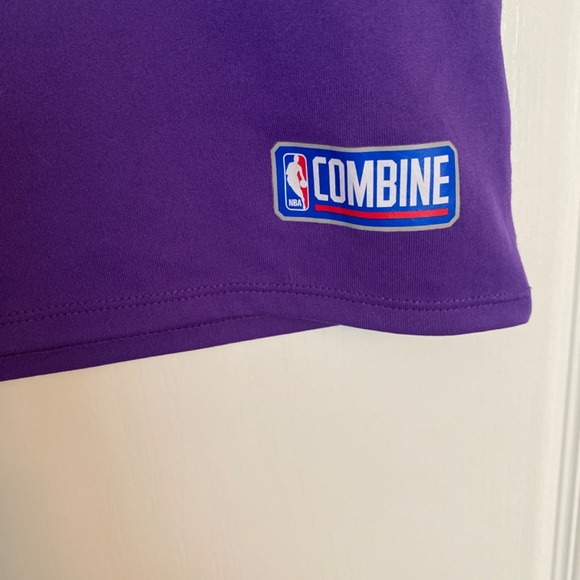 Youth under armour Los Angeles Lakers basketball combine YMD loose heat gear top - Picture 2 of 10